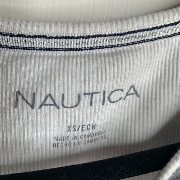 Nautica Women's Gray White Soft Lounge Sleepwear - Picture 3 of 7